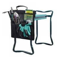 Чанта с инструменти за градински колене, преносима чанта за градинарство, организатор за съхранение на градина на Оксфорд за колене и градинско столче