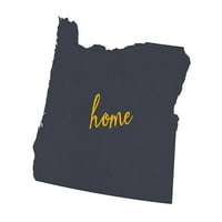 Орегон, домашна държава, сиво на бяло