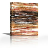 Spice Tones Align II - Съвременна изящна изкуство Giclee on Canvas Gallery Wrap - Décor на стена - Арт живопис - Готов за окачване