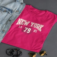 Тениска в Ню Йорк ретро тениска-изображения от Shutterstock, женска 3x-голяма