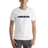 3XL Tri Color Jamesburg с къс ръкав тениска с неопределени подаръци