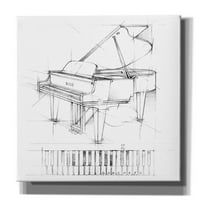 Epic Graffiti Sketch Piano от Итън Харпър, платно за стена, 20 x24