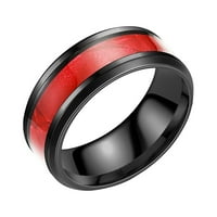 Hanxiulin Shell Titanium Ring Men Популярен изискан пръстен прости модни бижута Популярни аксесоари