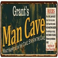 Грант Мъж пещера правила Зелен знак Подарък за подарък 206180005171