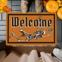 Juliy Skull Design Carpet Хелоуин вратар Spooky Stylis
