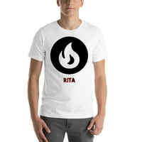 Недефинирани подаръци 3XL Rita Fire Style с къс ръкав памучна тениска