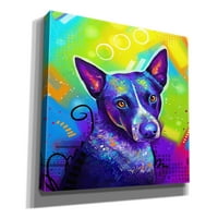 Epic Graffiti 'Pop Art Australian Cattle Dog' от филиали Furbaby, платно за стена, 40 x54