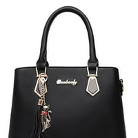 Поставете модна дамска чанта проста чанта за рамо жени пратеник чанта за тотална чанта