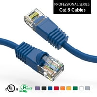 200 фута Cat UTP Ethernet Network Booted Cable Blue, Pack