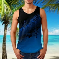 Authormvch Tank Top for Men Summer Printed Fashion Casual Sport