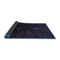 Ahgly Company Indoor Square Persian Blue Traditional Area Rugs, 4 'квадрат