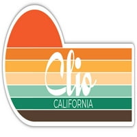 CLIO CALIFONE CALIONILY стикер ретро реколта Sunset City 70S Естетичен дизайн