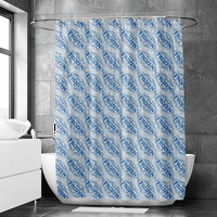 Замразена завеса за душ, персонализирана завеса за душ Вода репелент за душ завеса за душ завеса и куки деца декор за баня