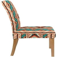 Африкански арт разтегателен стол Карица Протектор седалка за хлъзгане за трапезария хотел Сватбена партия комплект от 1