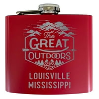 Louisville Mississippi Laser Engreved Разгледайте сувенира от неръждаема стомана на ONS Oz