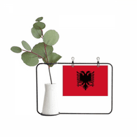 Национален флаг на Албания Европа Метална рамка за картина Cerac Decor Decor