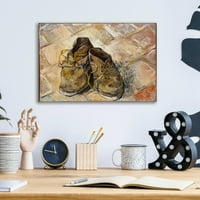 Епично изкуство „обувки“ от Винсент Ван Гог, изкуство на акрилно стъкло, 16 x12