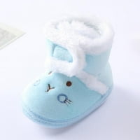 Бебешко бебе ботуши обувки топла вълна снежна зима анти-плъзгане новородено малко дете Prewalker за 0- месец