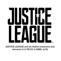 Филмът на Justice League Cyborg Logo от неръждаема стомана 1oz Mini Flask Key Chain
