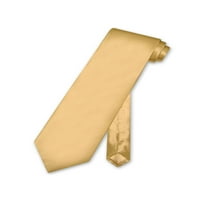 Biagio Мъжки копринена рокля жилетка и вратовръзка солидна златна цветна вратовръзка на вратата s