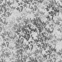 Ahgly Company вътрешен правоъгълник с шарени сиви килими, 2 '5'