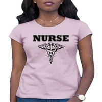 Тениска на логото на женската медицинска сестра