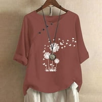 Akiihool къси ръкави ризи за жени дамски върхове дамски ръкав есенни ризи v шия ежедневни блузи облечени дрехи модни туники