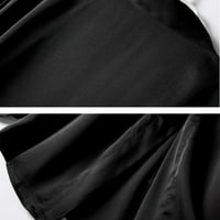 Zuwimk бельо за жени, жени бельо флорална дантела v шия халтер mesh chemise сънливо облекло черно, m