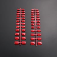 Листове жени Съвети за нокти пластир многоразмер солиден цвят фалшиви нокти дълги пълни покривки за нокти за салон за домашно маникюр изкуство