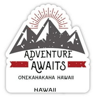 Onekahakaha Hawaii Hawaii Souvenir Vinyl Decal Sticker Adventure очаква дизайн