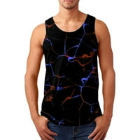 Lilgiuy Men's Summer Vest ActiveWear Solid Pullover кръгла шия лека блуза