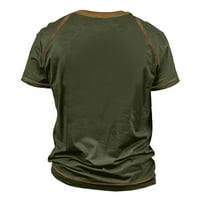 Corashan Graphic Tees Мъжки мъжки тениска ретро късо ръкав кръг от шия печат върхове Мъжки ризи за мъже