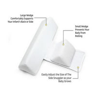 Възглавница за триангулация, аксесоари за миене за сън, бяло