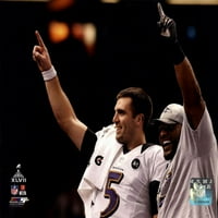 Joe Flacco & Ray Lewis Super Bowl XLVII CELELTATION FINE ART POSTIRE PRINT