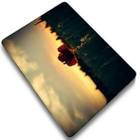 Kaishek Plastic Hard Case Shell Cover Само съвместим 2010- Release MacBook Air 13 Без сензорен модел: A & A Rose Series 0521