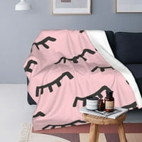 Леки термично покритие за легло запазете топла стилна трайна плетена клепачка за мигли