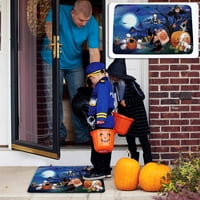 Kuluzego Halloween Doomat Decor Decor Indoor Outdoor вход за врата на вратата Подови рогозки