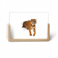Повреда животинска хартия тигри котки снимки дървена фото рамка настолка дисплей