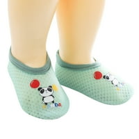 Leey-World Toddler Shoes Non Slip Barefoot Shoes Деца момчета бебешки чорапи Дишащи карикатури за животни чорапи щампи малко дете обувки за малко дете 6, G