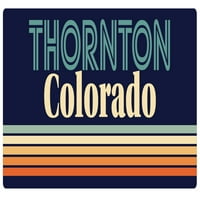 Thornton Colorado Vinyl Decal Sticker Retro дизайн