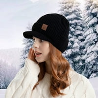 wirlsweal удобна зимна шапка ветровита плюшена плюшена жена зимни обективи чаши плетат шапка туристически консумативи