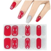 Стикери за нокти розов стил пълни опаковки полски стикери самопровисване на стикери за нокти за жени момичета