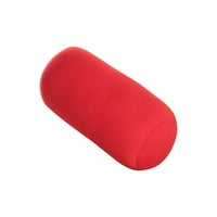 Калъф за възглавница цилиндър панета пяна възглавница ролка шиен усилвател кръгла дрямка възглавница възглавница с възглавница + червено