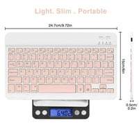 U Лека ергономична клавиатура с фонова RGB светлина, много устройство Slim Arfangeable Keetoble Bluetooth 5. и 2.4GHz стабилна клавиатура за връзка за MediaPad 8