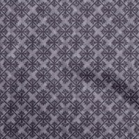Oneoone памучна фланелка лилав плат Aian Batik Dress Mattery Fabric Print Fabric край двора